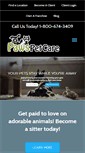 Mobile Screenshot of pawspetcareathome.com